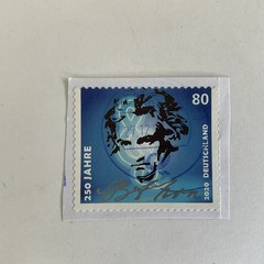 9 Germany stamps~2019-2020~Beethoven 250~Fontane~Christmas~Rhine River~porpoise