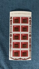 Germany Scott#B564, 60+30pf Tag der Briefmarke semi-postal, Mint Sheet, VF MNH