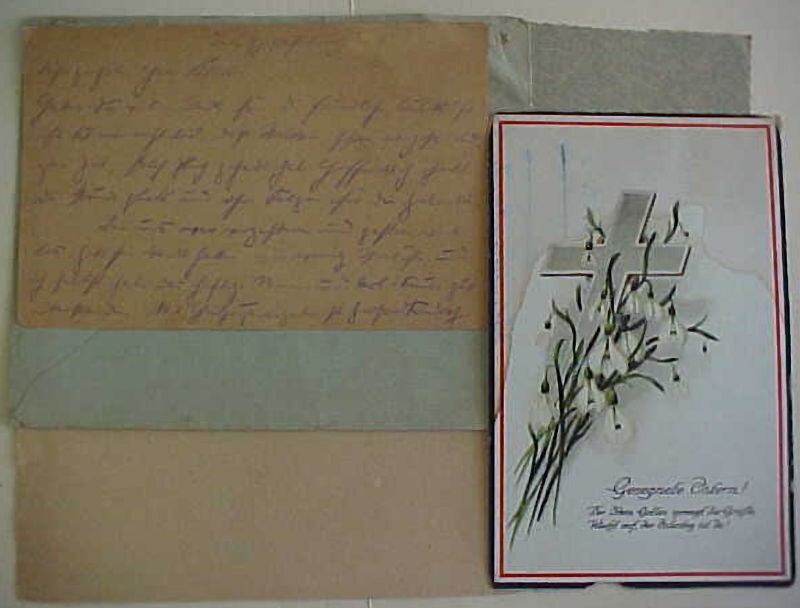 GERMANY RED CROSS 1916 CARD JANSDORF ALSO 4 OTHER STAMPLESS ITEMS