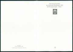 GERMANY FOLDER 1992/22 RETTUNG TROPISCHER REGENWALD VÖGEL