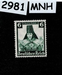 MNH stamp 1935 Sc B72 Native Costumes Lower Saxony Third Reich Germany #2981