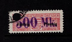 Germany 1900s 500m Dresden Poliece Revenue Used / Punch Cancel – S56133