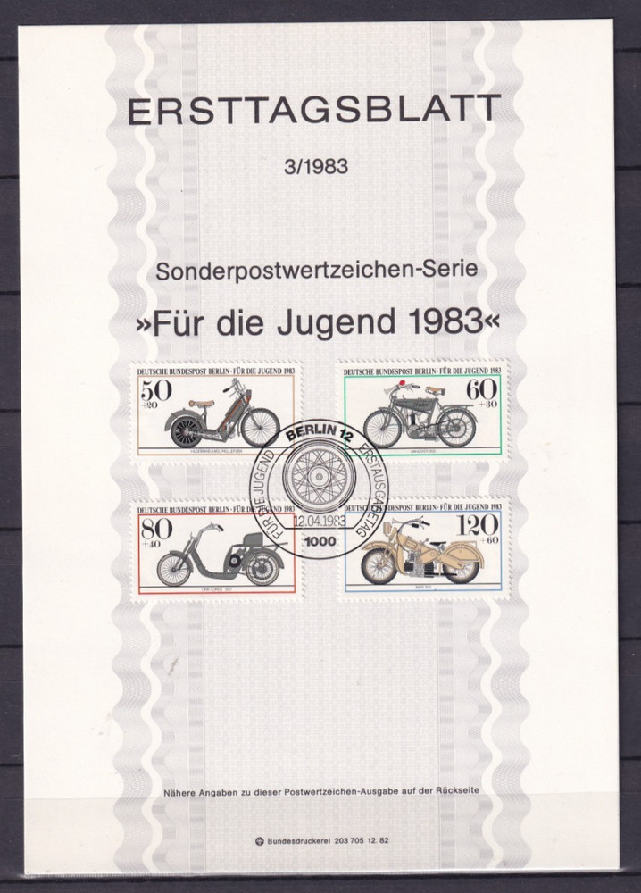 Berlin ETB 694-7 Scott 9NB198-201 motorcycles