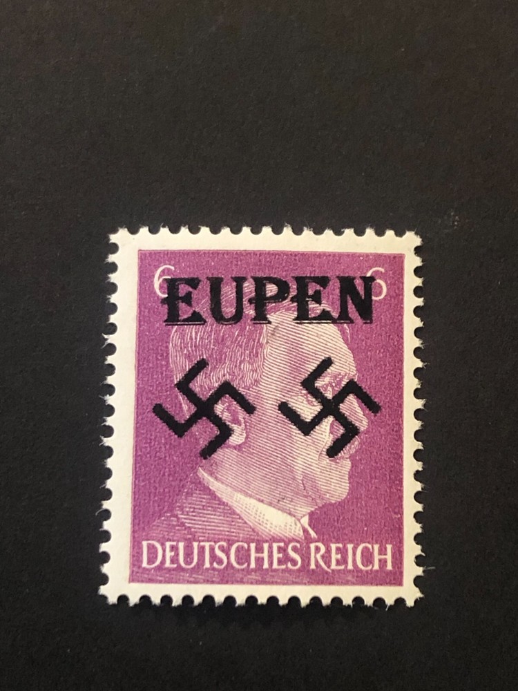Germany WWII propaganda fantasy ovpt (EUPEN) 6 Rpf. MNH /s2 #525