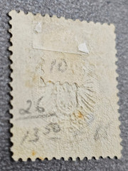 Stamp Germany Reich Brustschild Shield 18 Kreuzer 1872 Mi. Nr. 28 [🇩🇪39138-9]