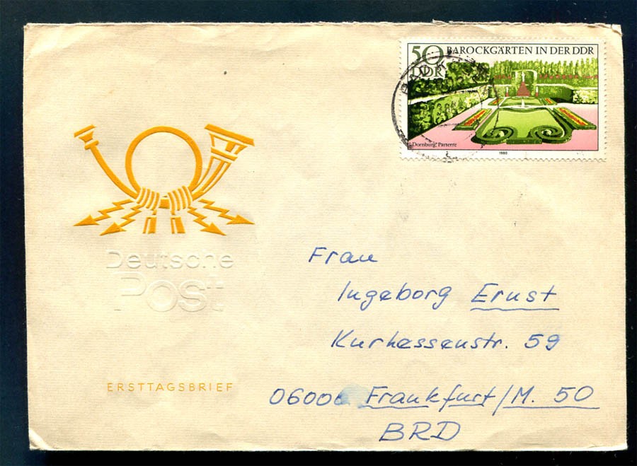 Germany – DDR : Valuable cover from 1980 – Bad Kösen – used