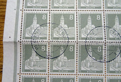 98 x Berlin No. 143 sheets – pcs Stempel Charlottenburg Michel €980.00 used