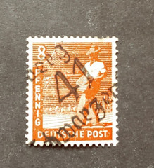 8PF SURCHARGE DEUTSCHE POST SIGNED VF MNH GERMANY DEUTSCHLAND (K16)