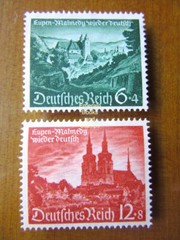 EBS Germany 1940 – Eupen & Malmedy German Again – Michel 748-749 – MNG (*)