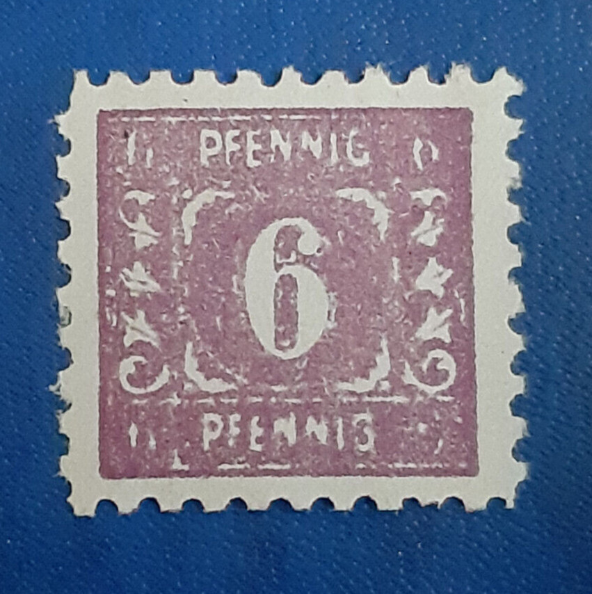 Germany Stamp Allied Occupation 6 Pfennig 1945 SBZ Kramp Mi. Nr. 9 b (20823)