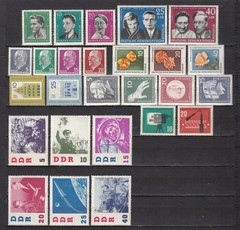 East Germany GDR DDR 1961 – complete year set – MNH