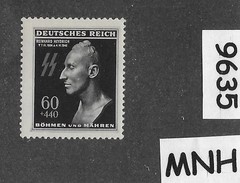 MNH Stamp Sc B20 Heydrich Hitlers Hangman 1943 Germany Occupation WWII #9635