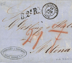 BELGIUM Cover Charleroi DENMARK PO *HAMBURG* Transit Altona WO94