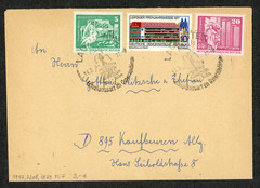 DDR 1977 Lauenstein Cover #1430 1801 1433 Leipzig Spring Fair Postmark Philately