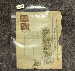 1922 Germany–Holland Commercial Cover to New York • 60pf & 15pf Germania Mix