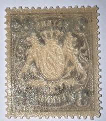 Travelstamps: 1920 Germany Bayern Overprint Stamp Scott#237, Mi 177 – Mint Og Lh