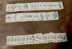 35 #2185 0.45€ Annette von Droste-Hülshoff 17 #1627 110pf Marlene Dietrich 1306