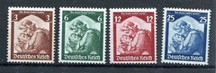 GERMANY 3rd REICH 1935 RETURN OF THE SAAR SCOTT 448-451 PERFECT MNH