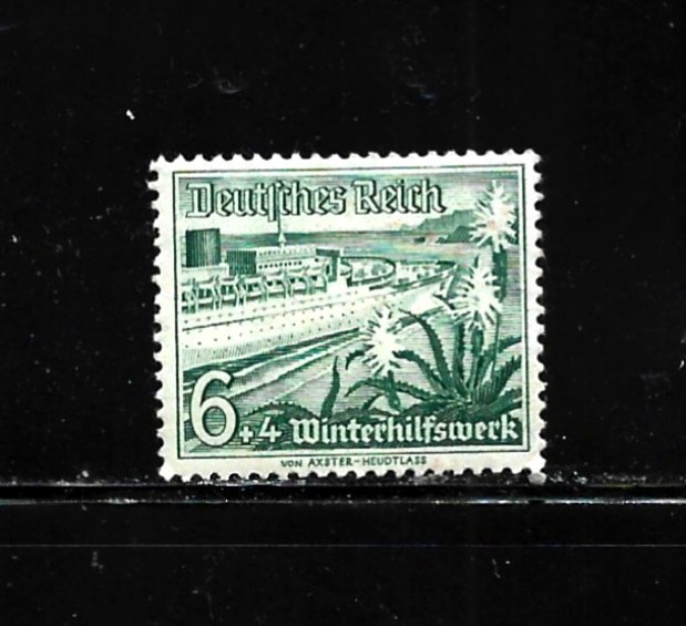 Germany Stamp Scott #B110 -6 + 4pf -Mint/H-OG- 1937-Semi Postal