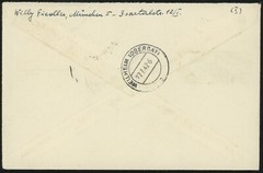 Munich Brown Ribbon of Germany Horse Race 1942 Special Postmark Registered Cover