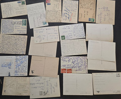 22x Germany Postcards 1940s-50s Post WW2 German Views Stamps Used Lot