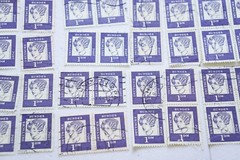 106- Annette von Droste-Hülshoff 1960’s 1 Deutsche Mark German Postage Stamps
