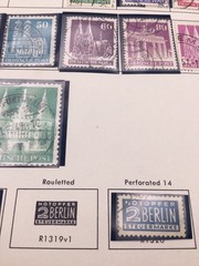 Germany Lot – 127 Stamps 1946-56 on Cut Album Pages – DDR, USSR, British US Zone