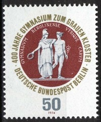 Berlin 1974, 400 years High school VF MNH, Mi 472