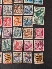 Post WWII German Baden Rheinland-Pfalz Württemberg French Zone Stamp Lot