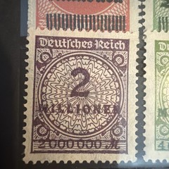 German 1923 Hyperinflation Stamp Collection – Surcharge & Definitives – MNH