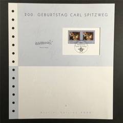 GERMAN POST ART-EDITION 2008/08 CARL SPITZWEG KUNST ART GEMÄLDE