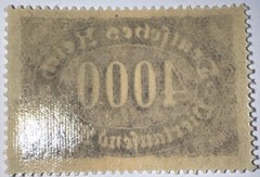 Travelstamps: 1922 Germany Stamps Deutsches Reich 4000 Mark Mi. Nr. 255 MOGNH
