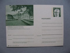 GERMANY BRD, ill. prestamped PC 1972, mint, Münster palace, university education