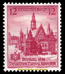 EBS Germany 1938 – Athletics Championships – Breslau – Michel 665-668 – MH*