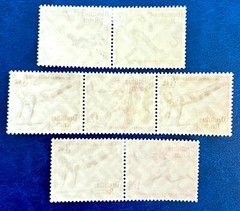 Germany W105, W108-109 / Zusammendrucke Olympic Sport Stamps / MH