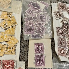 INVESTOR’S LOT 1945 ALLIED MILITARY OCCUPIED GERMANY STAMPS, SEVERAL VALUES
