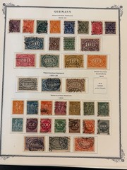 German & State Stamps in Scott Specialty 3 ring album M&U -1938 incl BOB L2034
