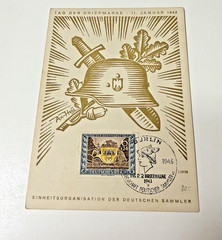 Germany 1943 Postcard Tag der Briefmarke Special Cancel Berlin