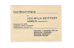 GERMANY Advertising Post Card sent from Hameln – Slogan Cancel