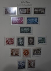 DDR COLLECTION 1949-1990 COMPLETE MNH IN 4 HINGELESS ALBUMS SEE DESCRIPTION