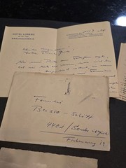 Vintage German lot Postcards Covers document letters 1948-1960’s era
