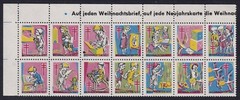 GERMANY 1957 The Struggle against T.B. Block of 14 MH/*