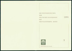 GERMANY FOLDER 1991/05 KUNST MALEREI GEMÄLDE ERICH BUCHHOLZ ART