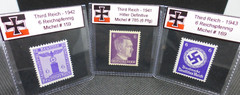 *Matched* 6 Pfg WW2 Hitler Swastika Eagle Stamp Set MNH Nazi Germany Lot WW2