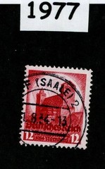 Used Stamp Sc 443 Party congress Third Reich 1934 Nuremberg Germany #1977