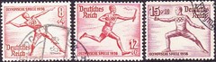 Stamp Germany Mi 600-2 609-16 Sc B79-89 1936 Reich Winter Summer Olympics U