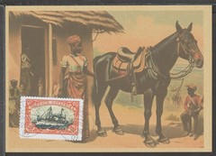 ✔️ Deutsches Reich Colonies 1910 German East Africa RARE POSTCARD – REPRODUCTION