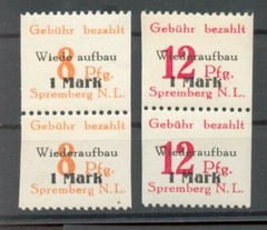 Local Spremberg 19/20AUs Partial Perforation MNH Mint (08634