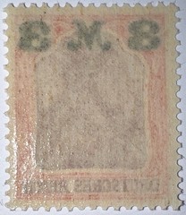 Travelstamps: 1920-1921 Germany Deutsches Reich 3 Mark on 3 Mark OVP STAMP MNH