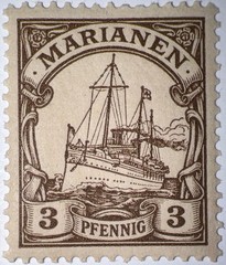 Travelstamps: GERMANY MARIANEN STAMPS WW1 Stamps Kaiser’s Yacht MOGNH UnWmk